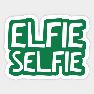 Elfie Selfie Sticker